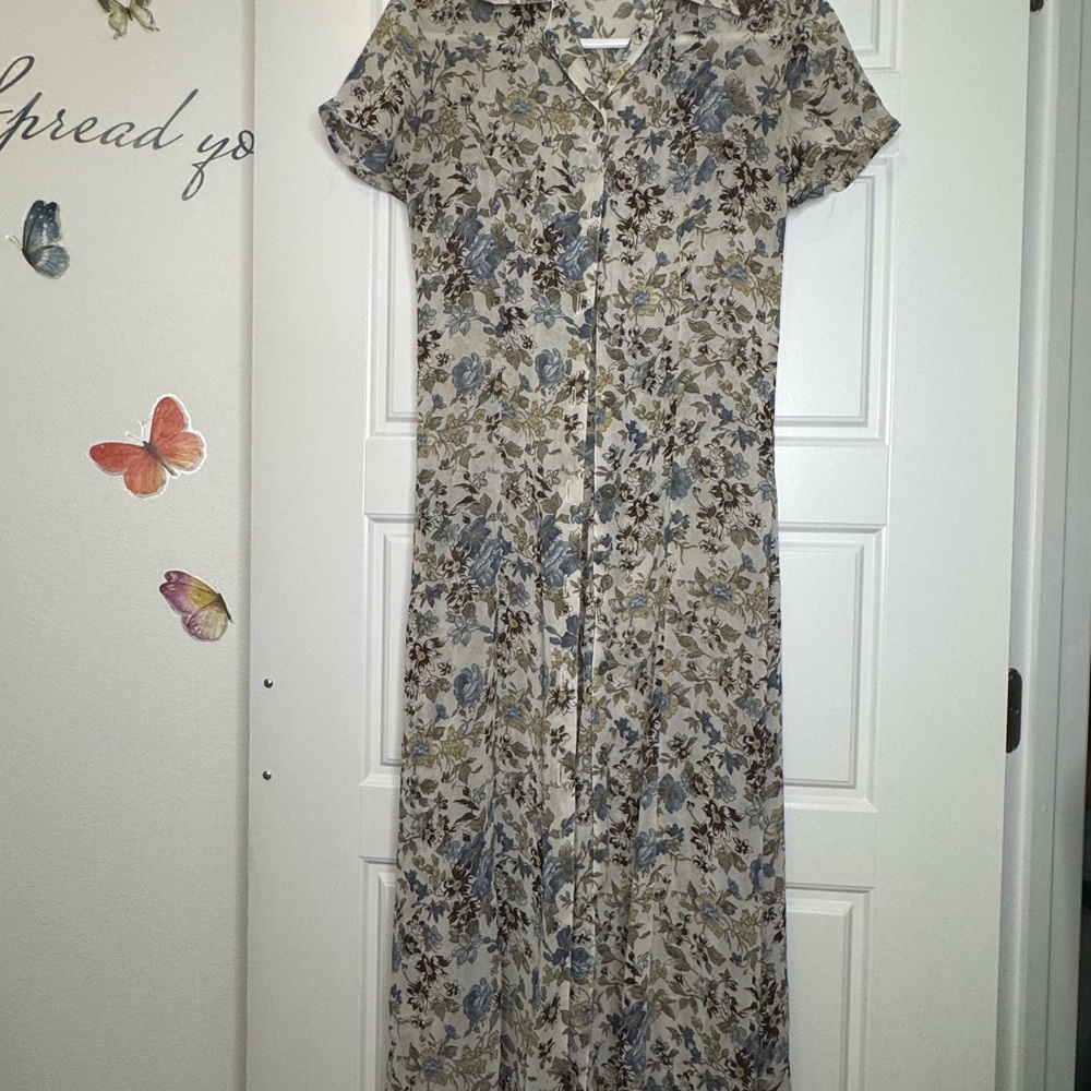 Elegant Floral Maxi Dress